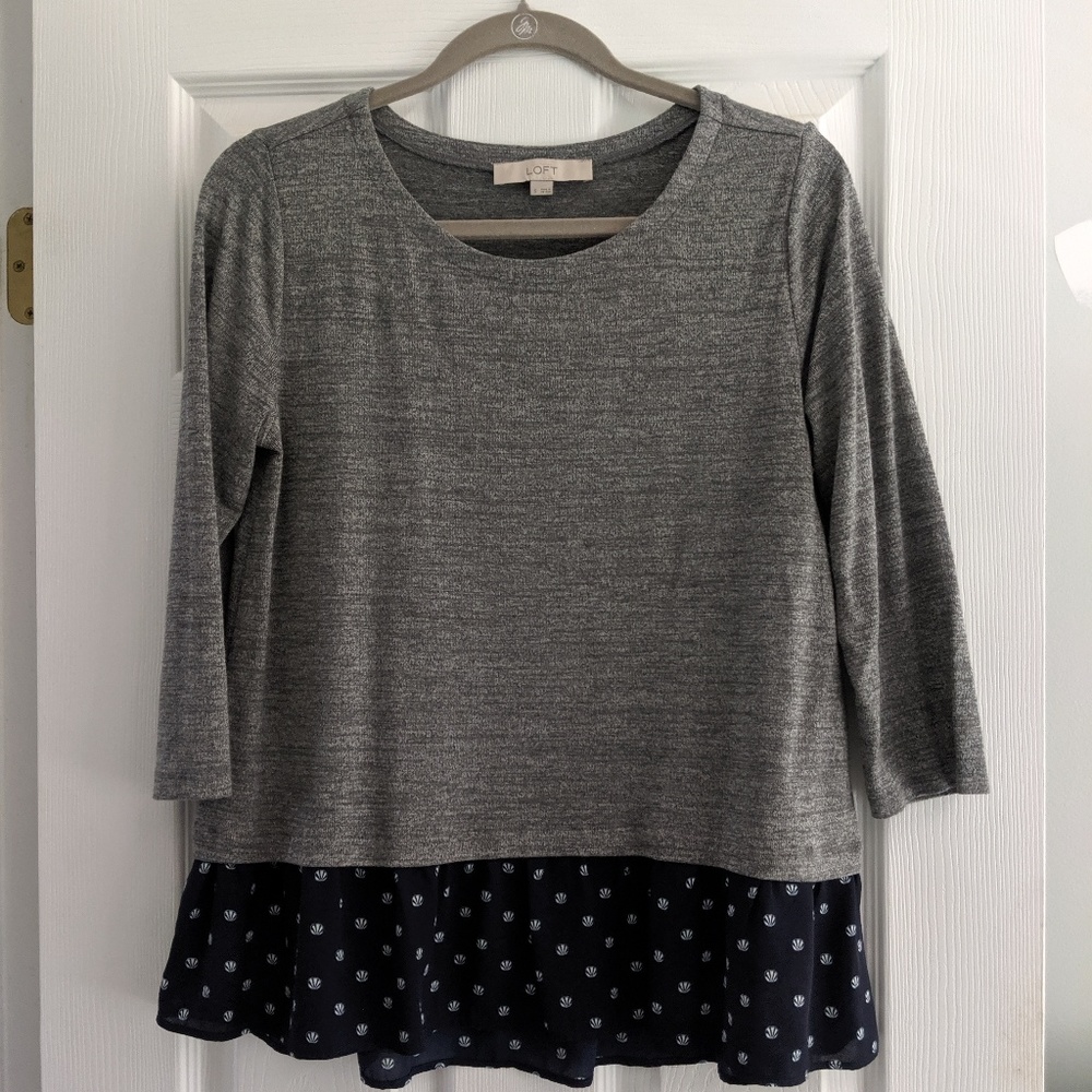 Loft Three quarter sleeve top